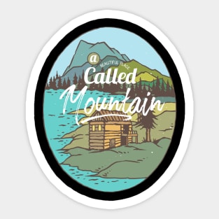 mountains are calling Sticker